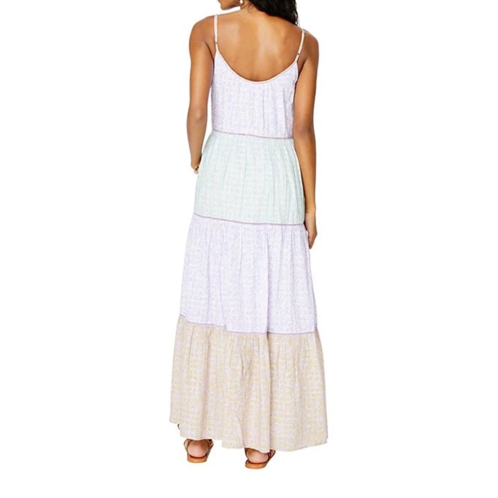 Roller Rabbit Dakota Floral Color Block Sleeveles… - image 2